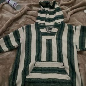 Blue and green jacket